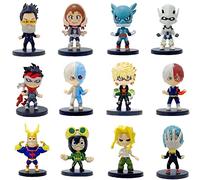 Zhongkaihua My Hero Academia, statuine in PVC da 7 cm, modellino di anime per torte, set di decorazioni da scrivania da collezione (12 pezzi/5 pezzi)