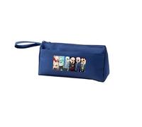 Zhongkaihua Sans - Astuccio portapenne in tela con stampa a cartoni animati, con cerniera, articoli per la scuola, cancelleria e regali per studenti, Tipo 15, 4.7x9.5x21cm, Astuccio portamatite