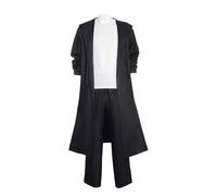 Zhongkaihua Sung Jin Woo Costume per cosplay anime cosplay role play uniforme, set completo di cappotto per Halloween, Carnevale Dress up Party