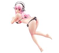 Zhongkaihua Super Sonico Figura Costume Da Bagno Anime Modello Statua Super Sonico Action Figure Collezione Desktop Decorazioni Regali 10 CM PVC