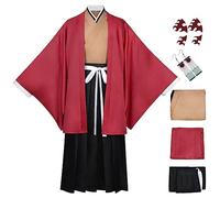 Zhongkaihua Tsugikuni Yoriichi - Costume per cosplay, stagione 3, anime Tsugikuni Yoriichi Cos, set per adulti e bambini, kimono per Halloween