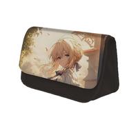 Zhongkaihua Violet Evergarden - Astuccio grande capacità, viola Evergarden Merch, cancelleria per studenti, forniture per il rientro a scuola, per ragazze, ragazzi e bambini, Tipo 13, Astuccio per