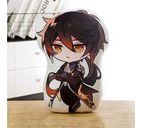 Zhongli 45 cm 3D stampato abbracciando manga Cosplay peluche cuscino tiro