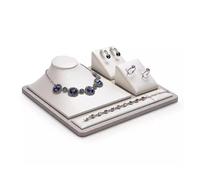 zhongqunli Organizzatori e contenitori per Gioielli, Set di espositori for Gioielli, espositore for collane, cavalletti for vassoi for Orecchini ad Anello for organizzatore di Gioielli, collezionismo