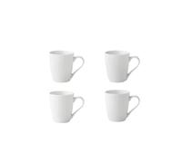 zhongqunli Tazza, Quattro Tazze da caffè in Ceramica, Acqua for Uso Domestico, Ufficio, semplici tè, pomeridiano,per Mamma, papà, Nonna, Moglie