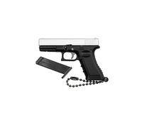Zhongren G-17 Portachiavi tattico a forma di pistola in metallo con parti mobili realistico, collezione di modelli di pistola, ciondolo per borsa da uomo