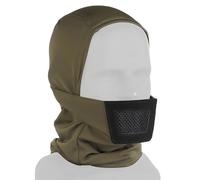 Zhongren Passamontagna in rete per softair, stile ninja, protezione integrale per casco, per caccia, softair, ciclismo (verde)