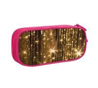 ZHONGSK Astuccio per matite di grande capacità, astuccio per cancelleria, matita con scomparti con cerniera, grazioso astuccio per matite | paillettes dorate scintillanti | astuccio organizer per