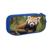 ZHONGSK Astuccio per matite di grande capacità, astuccio per cancelleria, matita con scomparti con cerniera, grazioso astuccio per matite | Little Red Panda | Astuccio organizer per ragazzi e adulti,