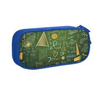 ZHONGSK Astuccio per matite di grande capacità, astuccio per cancelleria, matita con scomparti con cerniera, grazioso astuccio per matite | domanda di matematica | astuccio organizer per ragazzi e