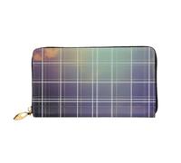 ZHONGSK Portafoglio da donna in pelle - Elegante portafoglio lungo con cerniera pochette - portamonete porta carte di credito organizer - Simpatici porcellini d'India, Quadrato riflettente, Taglia