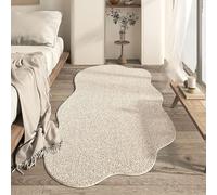 ZHONGZD Area Rugs - Tappeto in Cashmere Artificiale Tappeto a Forma di Nuvola Tappeto Irregolare Lavabile Morbido e Semplice con Supporto Antiscivolo per Una Facile Manutenzione