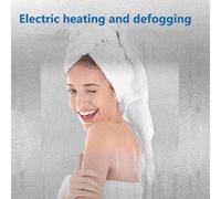 Zhoudong Ovale Specchio Decorativo Bagno con Luce LED, Specchio Cosmetico Illuminato 3 Colori Retroilluminato, Specchio da Parete Anti-Nebbia Dimmerabile(28"x48")