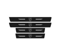 ZHOUFUDA 4 Pezzi Adesivi in Fibra di Carbonio per Battitacco Auto per Peugeot 3008 III 2023-2025, AntiGraffio e Resistente all'Usura, Protezione Porta Soglia Auto