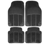 ZHOUFUDA 4 Pezzi Antiscivolo Abitacolo per Audi S5 2007-2022, Set Completi Tappeti Auto Tappetini Auto Gomma Tappeti Auto Sagomabili Ritagliabili Anteriori e Posteriori,Rear Split