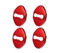 ZHOUFUDA 4 Pezzi Protezione per Serratura Portiera Auto per BMW 5 Series 2005-2023, Copertura Protettiva della Serratura della Portiera dell'Auto, Accessori Auto,A-Red