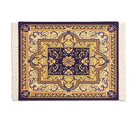 ZHOUJIE Tappetino per Mouse Tappeto Orientale Tessuto Persiano, Accessori per Computer Mini Tappeto Orientale Viola 180x230mm