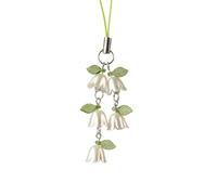 ZHOUSUFEN Moda Fiore Nappe Perline Pendenti Dolce Telefono Strap Bag Decorazione Portatile Appendi Cordino per Ragazze Donne