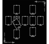 ZHOUSUFEN Tarocchi Tovaglia Rune Divinazioni Tavolo Astrologia Oracoli Gioco Da Tavolo Mat Forma Quadrata Pendolo Altare Tovaglia