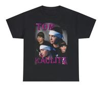 zhouxiaojian Tokio Hotel Tom Kaulitz Pink T-Shirt Short Sleeve Cotton Black S to 5XL HC1354 Black M