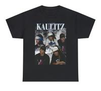 zhouxiaojian Tokio Hotel Tom Kaulitz T-Shirt Short Sleeve Cotton Black Men S to 5XL HC1355 Black XXL