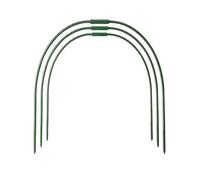 ZHOUXYFDC Archi per Serra Orto 1/3/6PCS 11mm Garden Hoops Plastc Frame Gardening Bed Tunnel Support Frame Greenhouse Connecting Hoops Raised Beds Netting(3pcs)