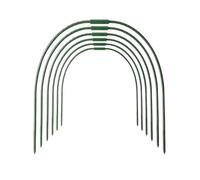 ZHOUXYFDC Archi per Serra Orto 1/3/6PCS 11mm Garden Hoops Plastc Frame Gardening Bed Tunnel Support Frame Greenhouse Connecting Hoops Raised Beds Netting(6pcs)