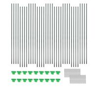 ZHOUXYFDC Archi per Serra Orto Greenhouse Hoops Garden for Raised Beds Mesh Netting Frame Kit Pole DIY Time Tunnel Material Cover