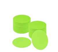 ZHOUXYFDC Cassetta Portachiavi 10 adesivi for tappeti Magic Mark Classroom Its Sitting Carpet Spots pennarello colorato rotondo for la decorazione della stanza(10PC 10CM LightGren)