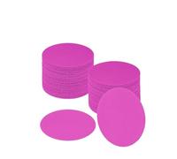 ZHOUXYFDC Cassetta Portachiavi 10 adesivi for tappeti Magic Mark Classroom Its Sitting Carpet Spots pennarello colorato rotondo for la decorazione della stanza(10PCS 12CM Pink)