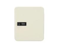 ZHOUXYFDC Cassetta Portachiavi Armadio di stoccaggio for auto, casa, sicurezza, serratura, cassaforte, combinazione, password, montaggio a parete, codice ripristinabile(20-bit white)