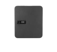 ZHOUXYFDC Cassetta Portachiavi Armadio di stoccaggio for auto, casa, sicurezza, serratura, cassaforte, combinazione, password, montaggio a parete, codice ripristinabile(36-bit black)