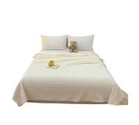 ZHOUXYFDC Coperta Coperte scozzesi invernali for letti Divano caldo di lusso Coperta Soffici coperte Copridivano letto king size Biancheria da letto imitazione(White,180x200cm About1.2kg)