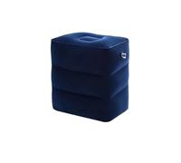 ZHOUXYFDC Cuscino Gonfiabile Per il Poggiapiedi Rest Footstool Adjustable Travel Inflatable Three-layer Foot Pillow Inflatable Footrest Sleep Sit Long-distance Train Car Foot(Deep Purple)