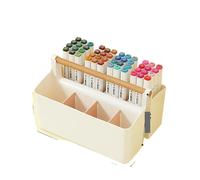ZHOUXYFDC Portapenne Da Scrivania 1pc Multifunctional Storage Holder School Office Portable Pen Holder Storage Box(Color-A4)
