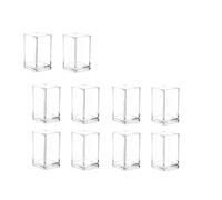 ZHOUXYFDC Portapenne Da Scrivania Pen Holder for Desk Pencil Holder Clear Makeup Brush Holder Stationery Organizer(10 PCS)