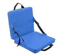 ZHOUXYFDC Stuoia Mare Con Schienale Sedia pieghevole da esterno con schienale in morbida spugna for stadio e spiaggia(Blue)