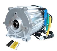 ZHOZHUT 1500W-3000W Motore per Triciclo Elettrico 60V / 72V Motore DC Brushless A Magneti Permanenti con Albero A 18 Denti, Bobina in Rame Puro Motore Brushless Ad Alta Potenza,1800w72v,4600RPM