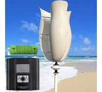 ZHOZHUT 3000W Turbina Eolica 12V / 24V / 48V Kit di Generatore Eolico Generatore con Controller E Scaricatore, Generatore Eolico A Levitazione Magnetica per Uso Domestico, Nautico, Outdoor,3kw,12V
