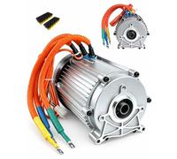 ZHOZHUT Motore Differenziale DC Brushless 1500W-3000W 60V 72V con Magnete Permanente Bobina in Rame Puro Coppia Elevata per Triciclo Elettrico Quad Veicoli Utilitari E Conversione,2200w72v,3400RPM