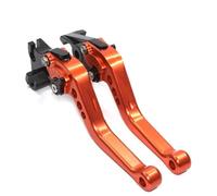 ZHQDRCY Manubrio Freno Frizione Leve per VERSYS 650 per VERSYS650 2006 2007 2008 Accessori Moto Brevi Leve Freno Frizione Regolabili(Orange)