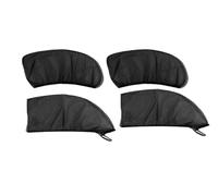 ZHQDRCY Parasole per Finestrini Laterali Auto per Berline SUV 4 Pezzi Rete Parasole per Finestrini Auto Zanzariera Universale per Portiera Auto Tendine Parasole Auto Finestrini