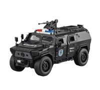 ZHRDWE 1/18 Per Veicoli Giocattolo Pressofusi Dongfeng M-Terra SWAT In Lega Fuoristrada ORV SUV Su Larga Scala Modello Auto Metallo Auto Giocattolo(Nero)