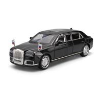 ZHRDWE 1/24 Per Aurus Senat Diecast Model Car Toy Da Collezione Sound Light Vehicle Toys Per Giochi Al Chiuso E All'aperto Auto Giocattolo(Nero)