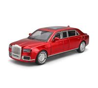 ZHRDWE 1/24 Per Aurus Senat Diecast Model Car Toy Da Collezione Sound Light Vehicle Toys Per Giochi Al Chiuso E All'aperto Auto Giocattolo(Rosso)