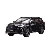 ZHRDWE 1:24 Per Crown KLUGER SUV Modello Di Auto Giocattolo In Metallo Pressofuso Per Interni Ed Esterni Hobby Regali Auto Giocattolo(Nero)