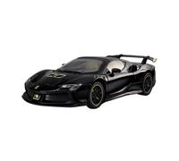 ZHRDWE 1:24 Per Ferrari SF90XX Auto Sportiva In Lega Regalo Pressofuso In Metallo Veicoli Da Corsa Modello Ragazzi E Adolescenti Auto Giocattolo(Nero)