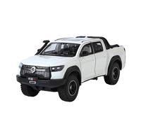 ZHRDWE 1:24 Per GWM POER Modello Auto Giocattolo Scala Per Camioncino Lega Veicoli Miniatura Pressofusi Giochi Al Chiuso E All'aperto Auto Giocattolo(White)