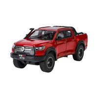 ZHRDWE 1:24 Per GWM POER Modello Auto Giocattolo Scala Per Camioncino Lega Veicoli Miniatura Pressofusi Giochi Al Chiuso E All'aperto Auto Giocattolo(Rosso)