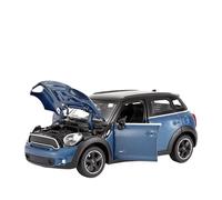 ZHRDWE 1:24 Per MINI Countryman Diecast Alloy Toy Car Model Toy Collezionabile Decorazione Interattiva Dinamica Regalo Auto Giocattolo(Blu)
